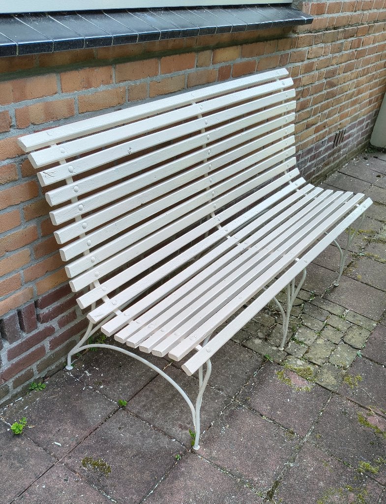 Oude Franse tuinbank, Ophalen, Gebruikt, Nb, Nb