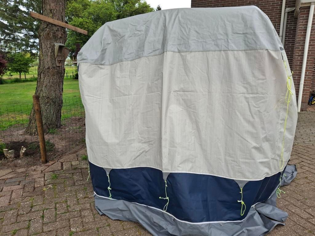 Uitbouw voortent gerjak, Ophalen, Gebruikt, Tot en met 2