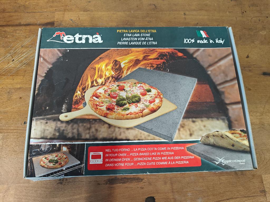 ETNA pizzasteen met pizzaschep – nieuw in doos, Tuin en Terras, Ophalen of Verzenden, Nieuw, Etna