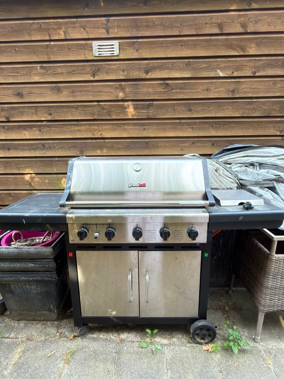 barbecue, Ophalen, Gebruikt