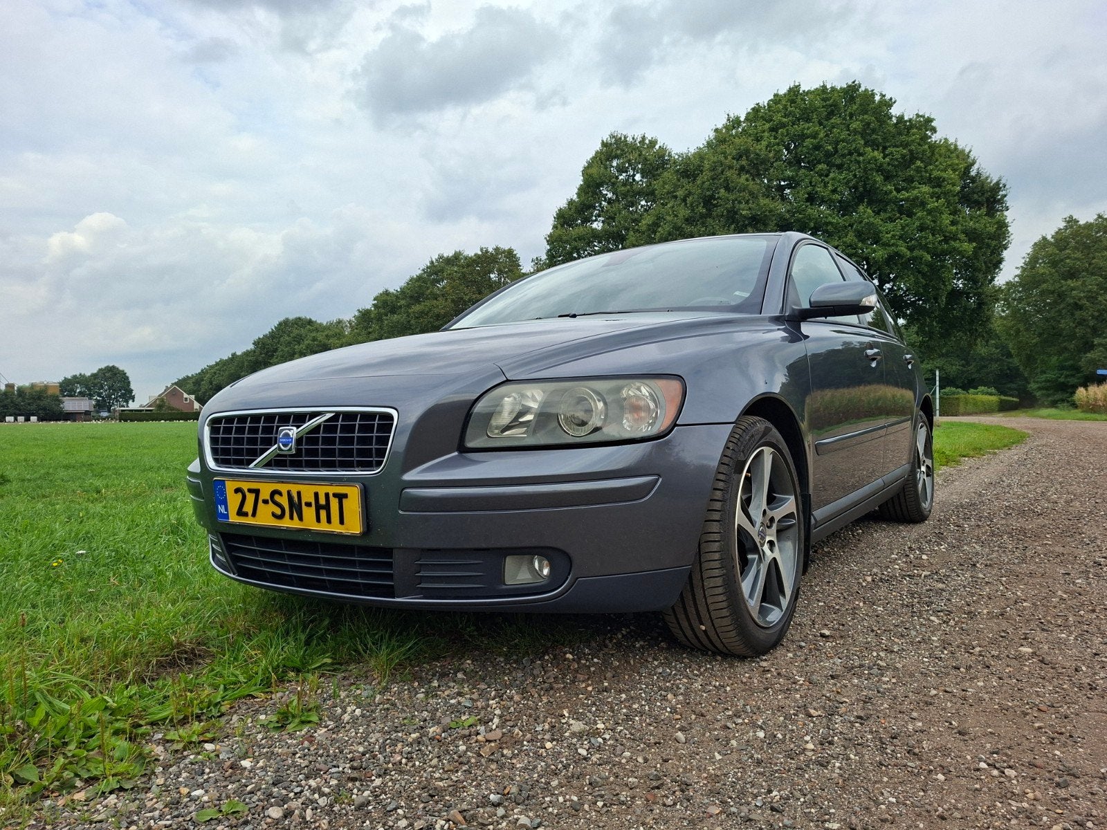 Volvo V50 2.4 140PK 2006 Grijs, Auto's, 700 kg, Leder en Stof, Origineel Nederlands, Grijs