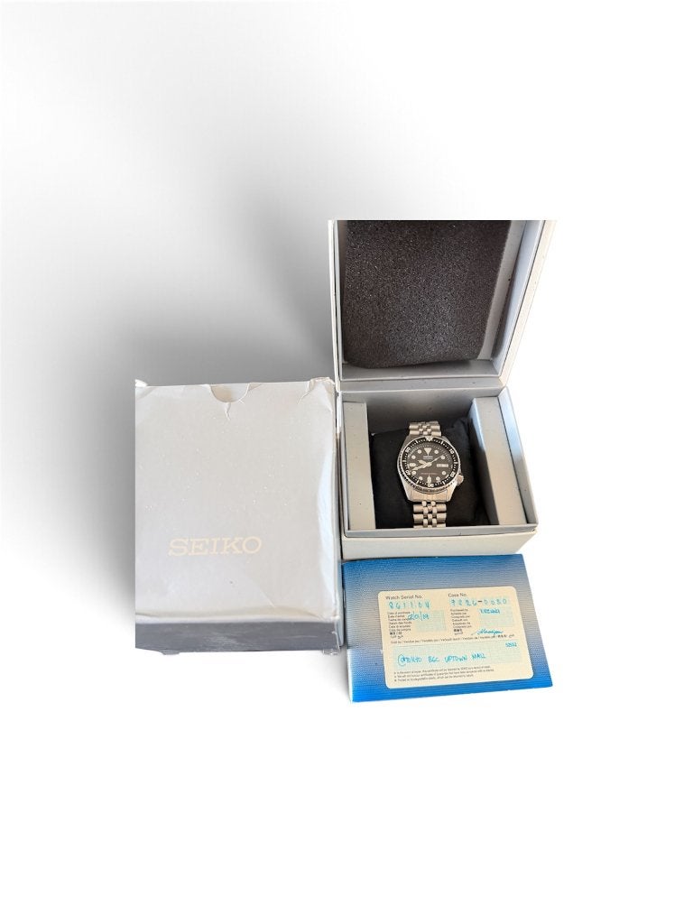 Seiko SKX013 - Full set, Staal, Verzenden, Polshorloge, Zo goed als nieuw