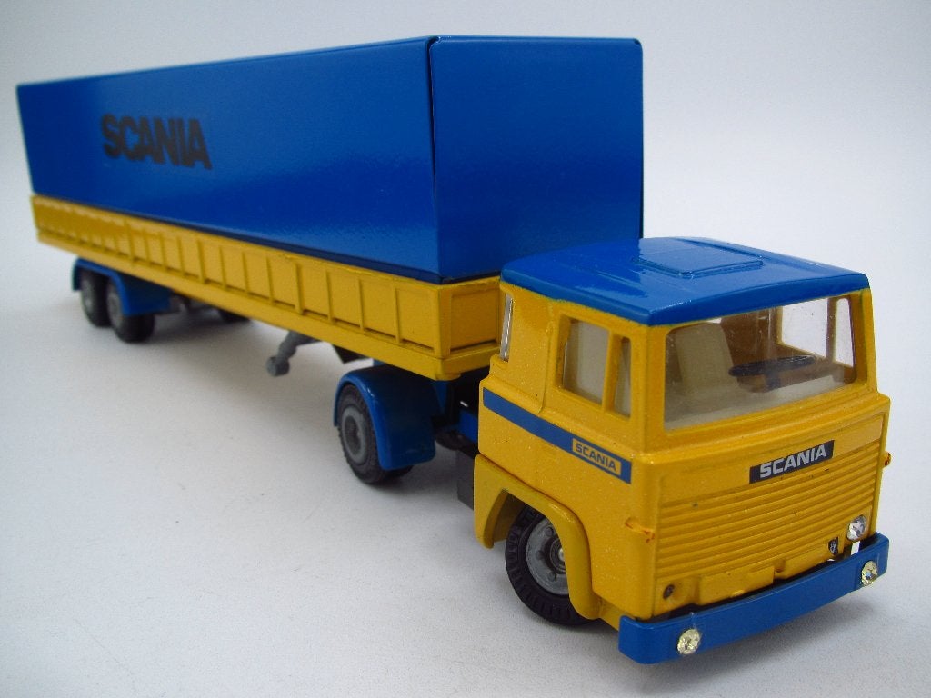 Tekno - Scania 141 Truck miniatuur 1:50, Ophalen of Verzenden, Gebruikt, Bus of Vrachtwagen, Tekno