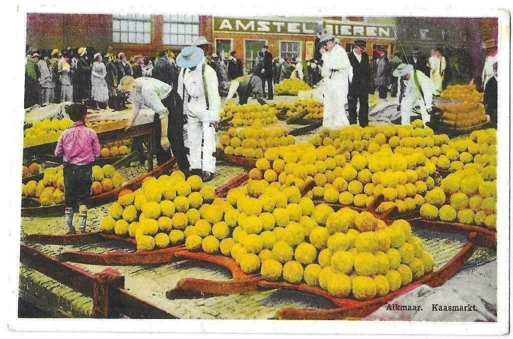 AK Alkmaar - Kaasmarkt, Amstel Bieren, Verzenden, Voor 1920, Ongelopen, Noord-Holland