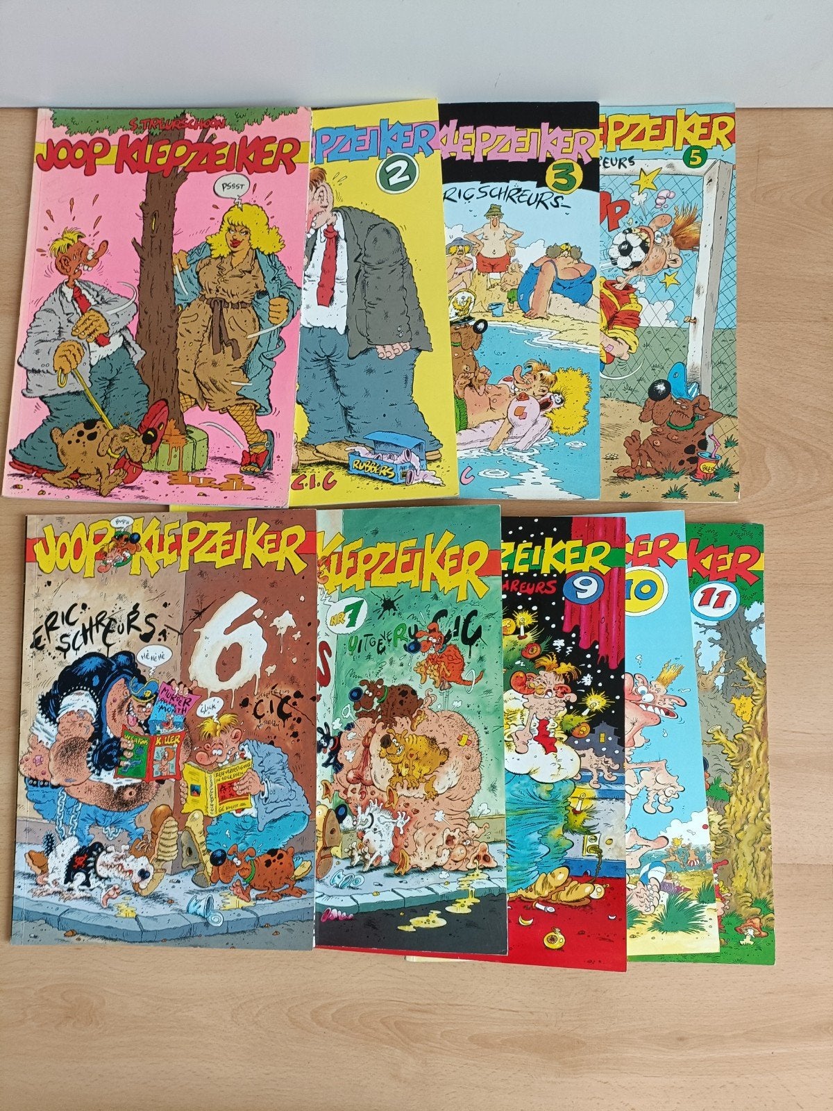 10x Joop Klepzeiker, Meerdere comics, Ophalen of Verzenden, Gelezen, Europa