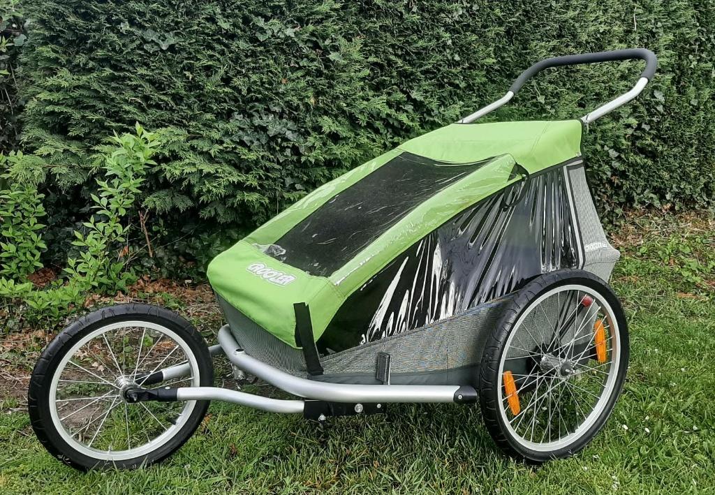 Croozer 2 kids, Fietsen en Brommers, Ophalen, Opvouwbaar, Zo goed als nieuw, Kinderkar