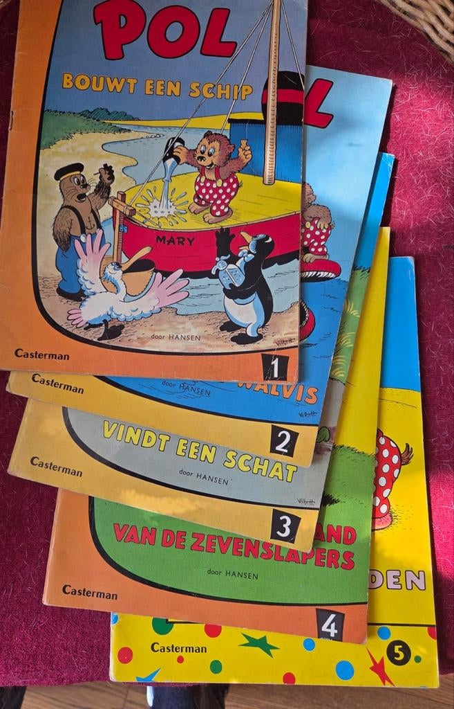 Stripboeken Pol dl1 t/m5, Ophalen of Verzenden