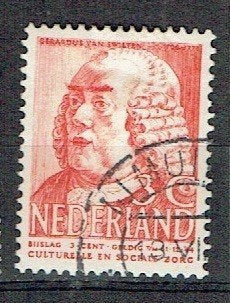 Nederland 1939 nr. 320 Van Swieten Geneeskundige IJMUIDEN, Verzenden, Gestempeld, Overige thema's