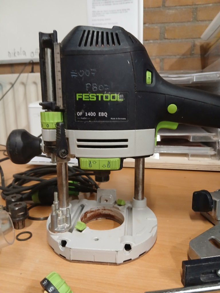 Festool OF 1400 EBQ-Plus bovenfrees+toebehoren