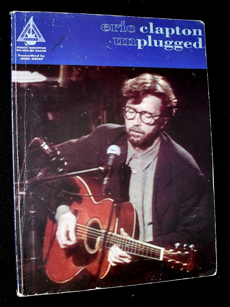 Eric Clapton - Unplugged - Guitar Recorded Versions - Authen, Gebruikt, Gitaar, Ophalen of Verzenden, Artiest of Componist