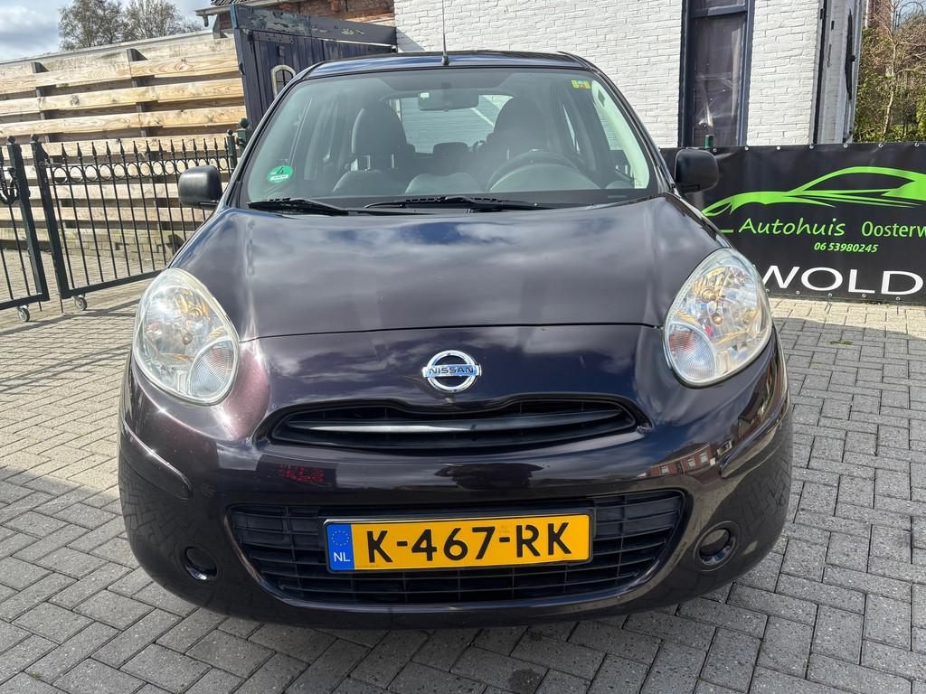 Nissan Micra 1.2 Acenta | 5drs | airco | nieuwe apk | leuke, Auto's, Nissan, Voorwielaandrijving, Euro 5, Gebruikt, 31 €/maand