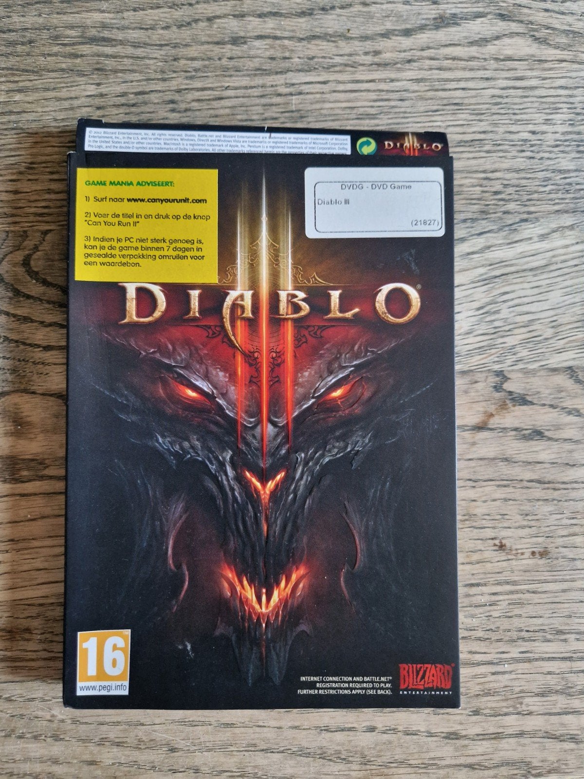 Diablo III - PC Game (DVD-ROM), Spelcomputers en Games, Online, 1 speler, Ophalen of Verzenden, Zo goed als nieuw