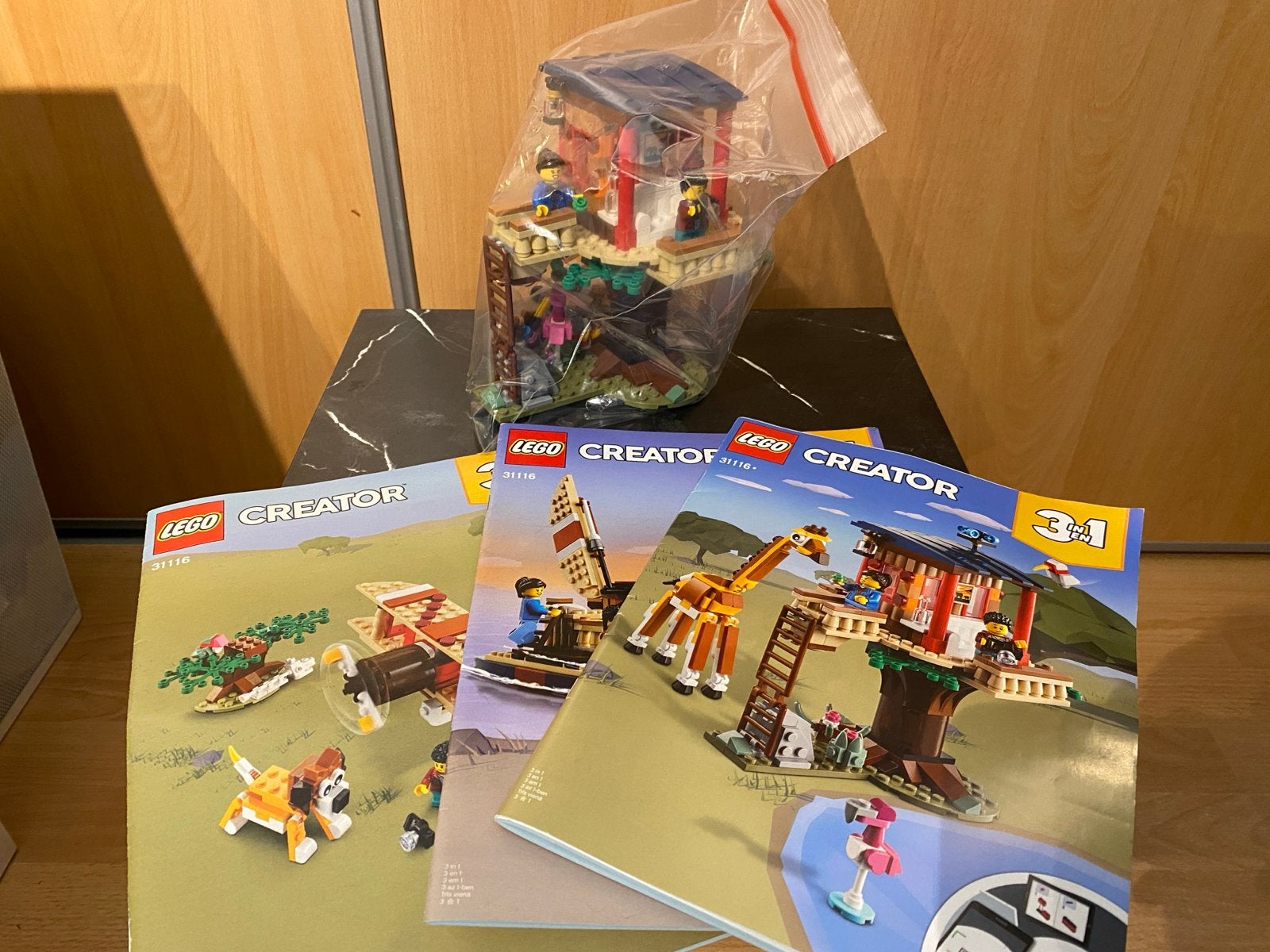 LEGO Creator 31116 Safari Wilde Dieren Boomhuis (100% comple, Ophalen of Verzenden, Zo goed als nieuw