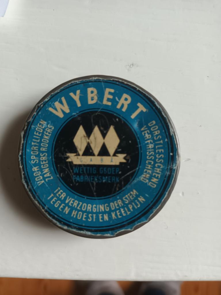 Wybert blikje, Ophalen of Verzenden, Gebruikt, Overige onderwerpen