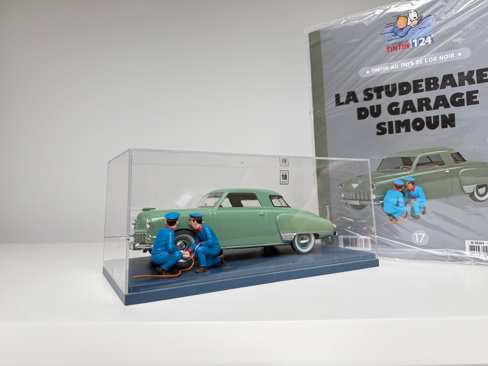 Kuifje auto 1:24 - De Studebaker van Garage Simoun, Hobby en Vrije tijd, Modelauto's | 1:24, Ophalen of Verzenden, Zo goed als nieuw