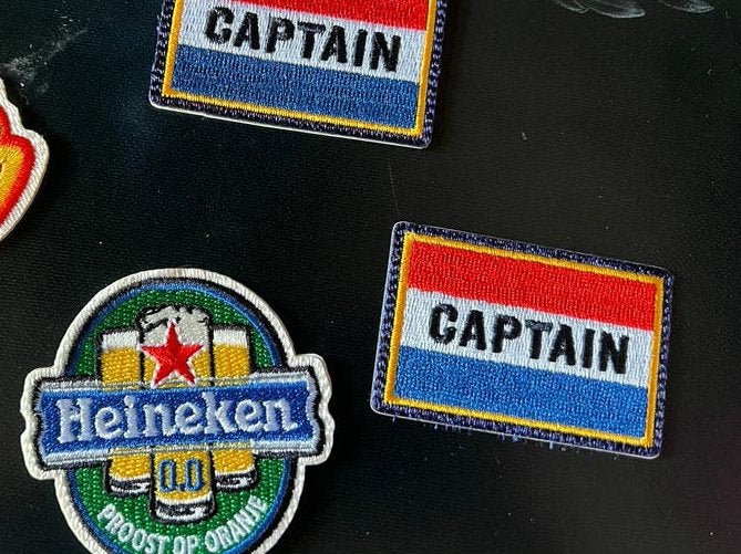 Juich strijk embleem Heineken, Captain, Ophalen of Verzenden, Nieuw, Meerdere plaatjes