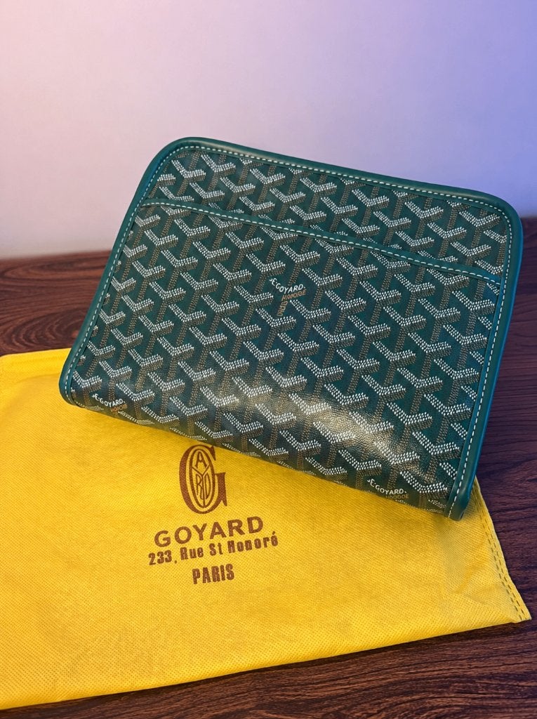Green Luxury Style Toiletry Bag | New | Dust Bag Included, Verzenden, Nieuw, Groen, Heer of Dame