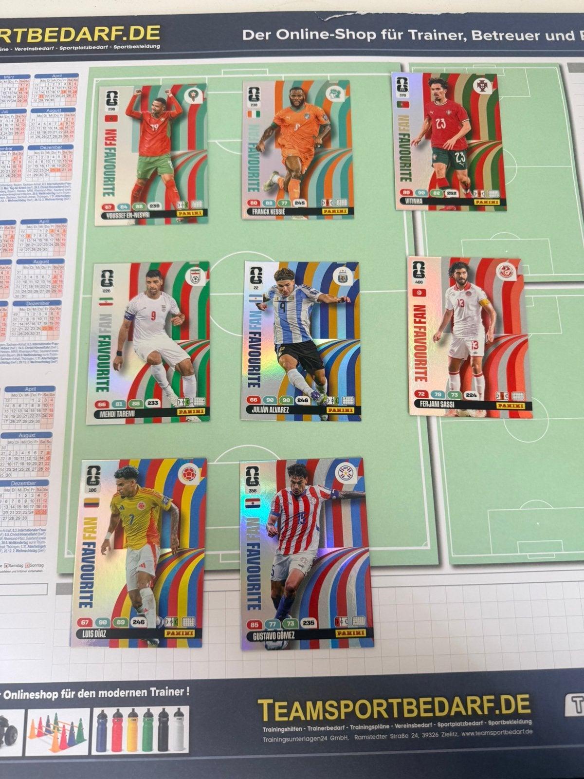 Fans favourites Panini WK 2026 Adrenalyn, Ophalen of Verzenden, Nieuw, Buitenlandse clubs, Poster, Plaatje of Sticker