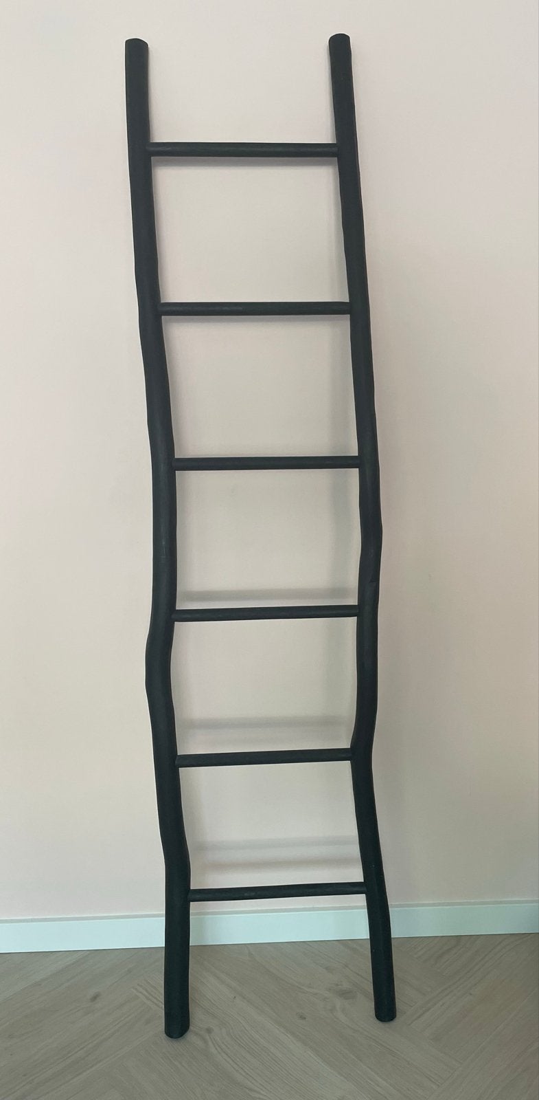Zwarte decoratie ladder, Ophalen, Zo goed als nieuw, Ladder, 2 tot 4 meter