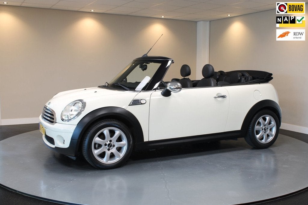 Mini Cabrio 1.6 One Anniversary *65.000Km!* 1ste Eigenaar|Sp, Auto's, Mini, Voorwielaandrijving, Euro 5, Gebruikt, 4 cilinders