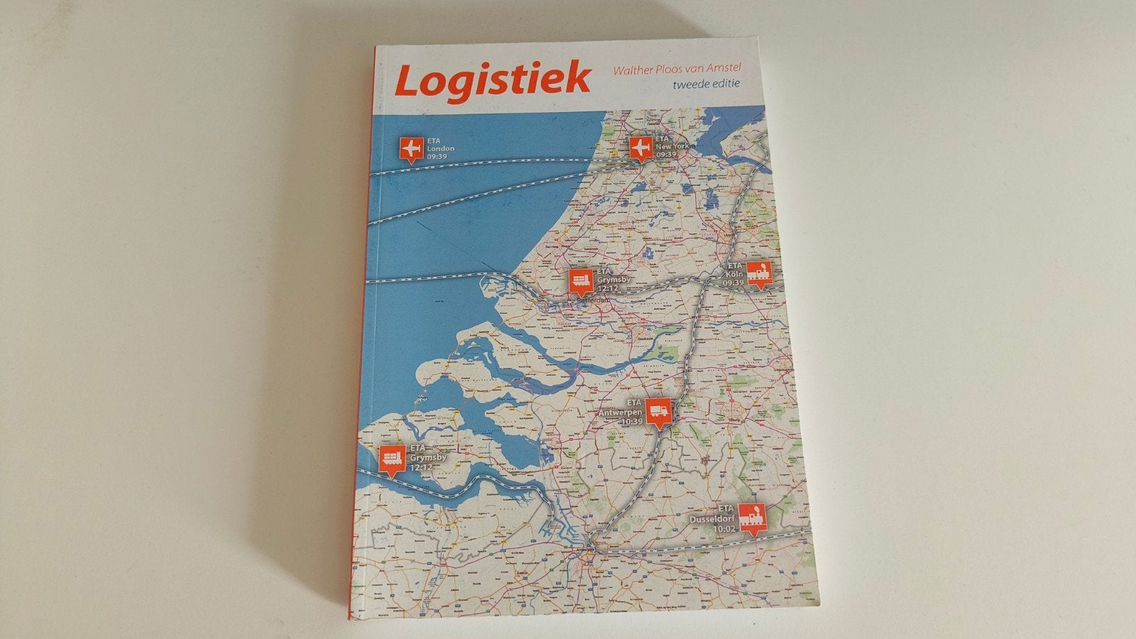 Logistiek - W. Ploos van Amstel (tweede editie), Boeken, Zo goed als nieuw, Walther Ploos van Amstel, Gamma, HBO