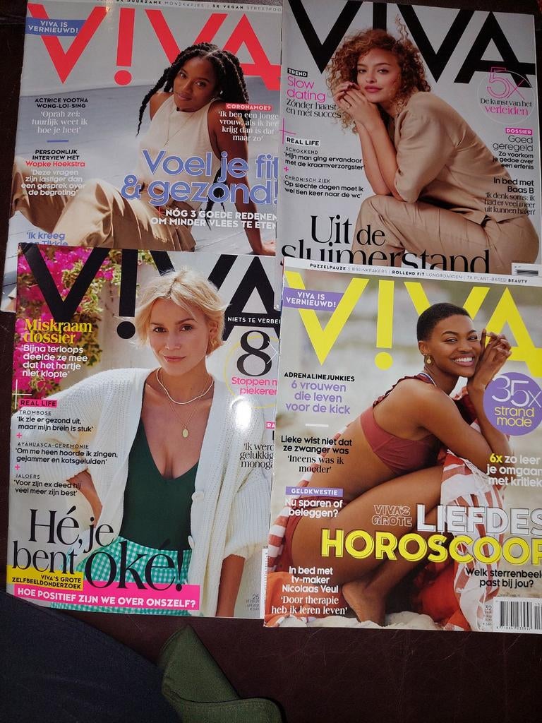 4x Viva Magazine - Damesbladen, Verzenden, Gelezen, Damesbladen