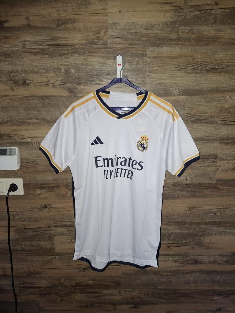 Real Madrid shirt, Kleding | Heren, T-shirts, Maat 52/54 (L), Wit, Nieuw, Ophalen of Verzenden