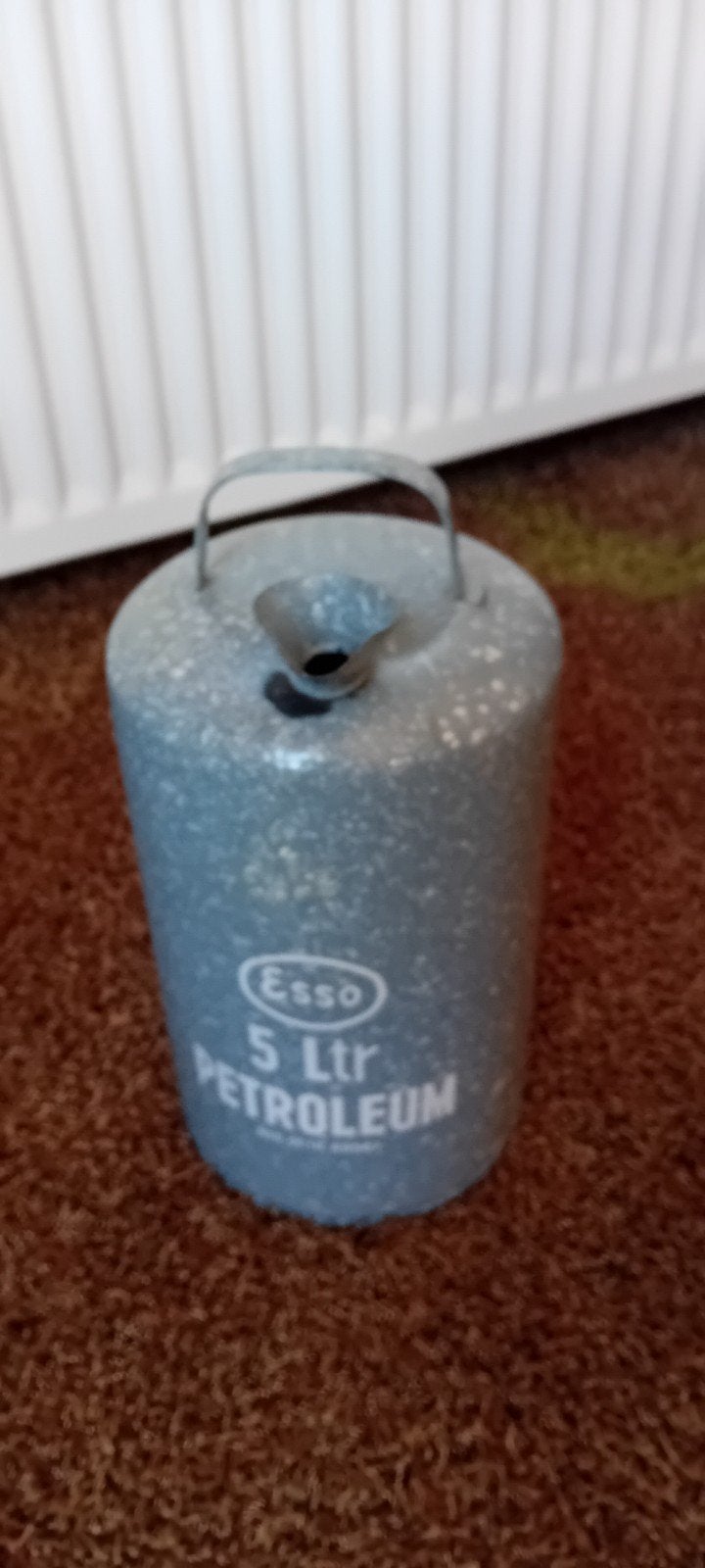 Vintage Esso Petroleum 5 Liter Jerrycan, Ophalen of Verzenden