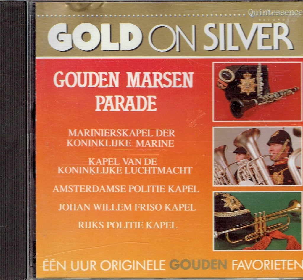 Hafabra Gold on Silver - Gouden Marsen Parade CD, Inclusief boekje, Ophalen of Verzenden, Album, Blaasorkest/fanfare