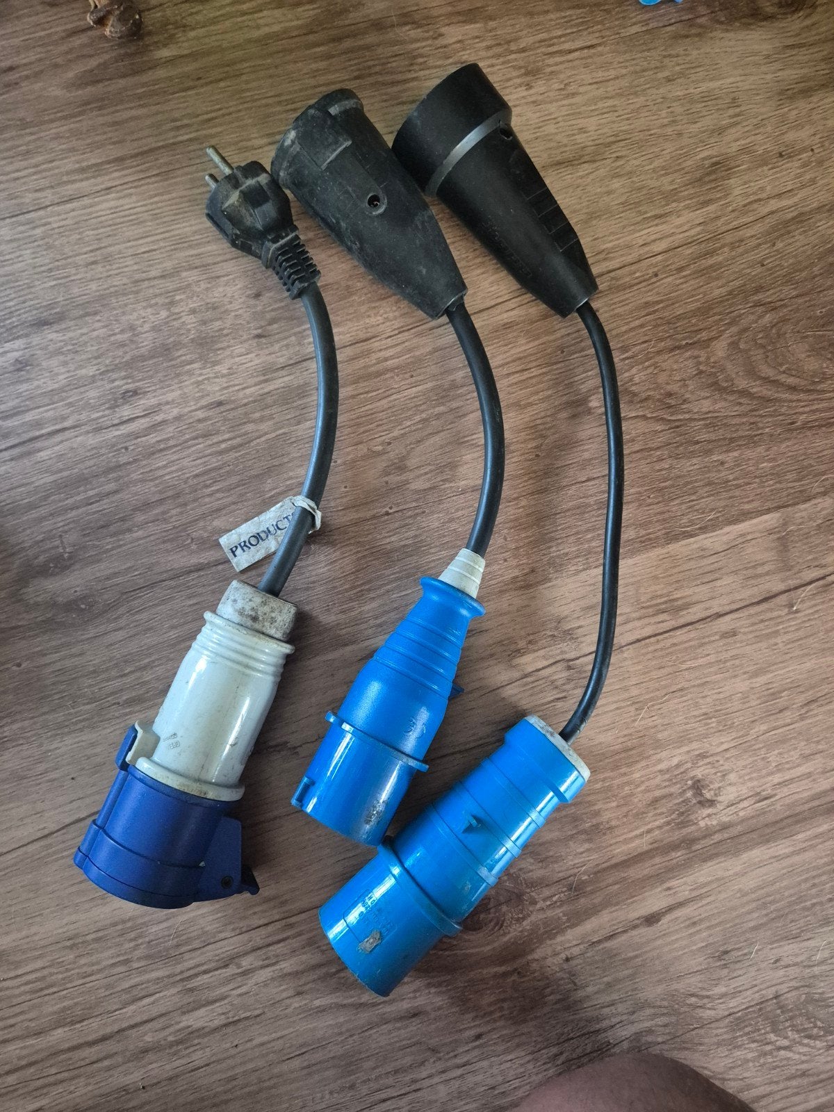 3x verloop stekker camping, Ophalen, Zo goed als nieuw