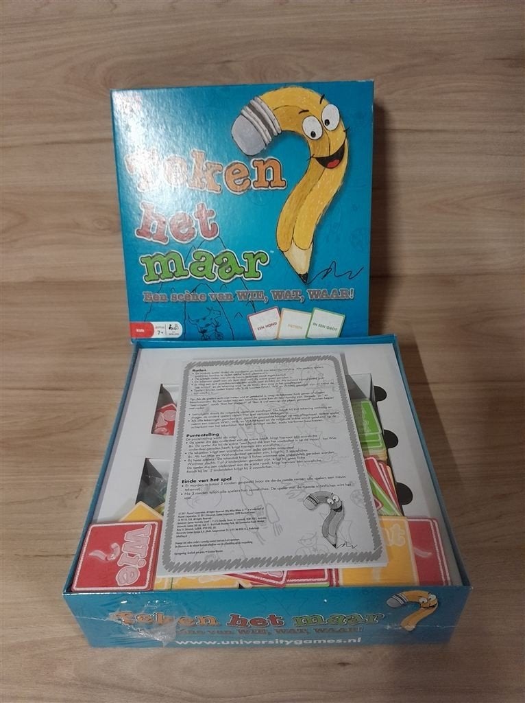 Teken het maar - s1682, Hobby en Vrije tijd, Gezelschapsspellen | Bordspellen, Verzenden, Zo goed als nieuw