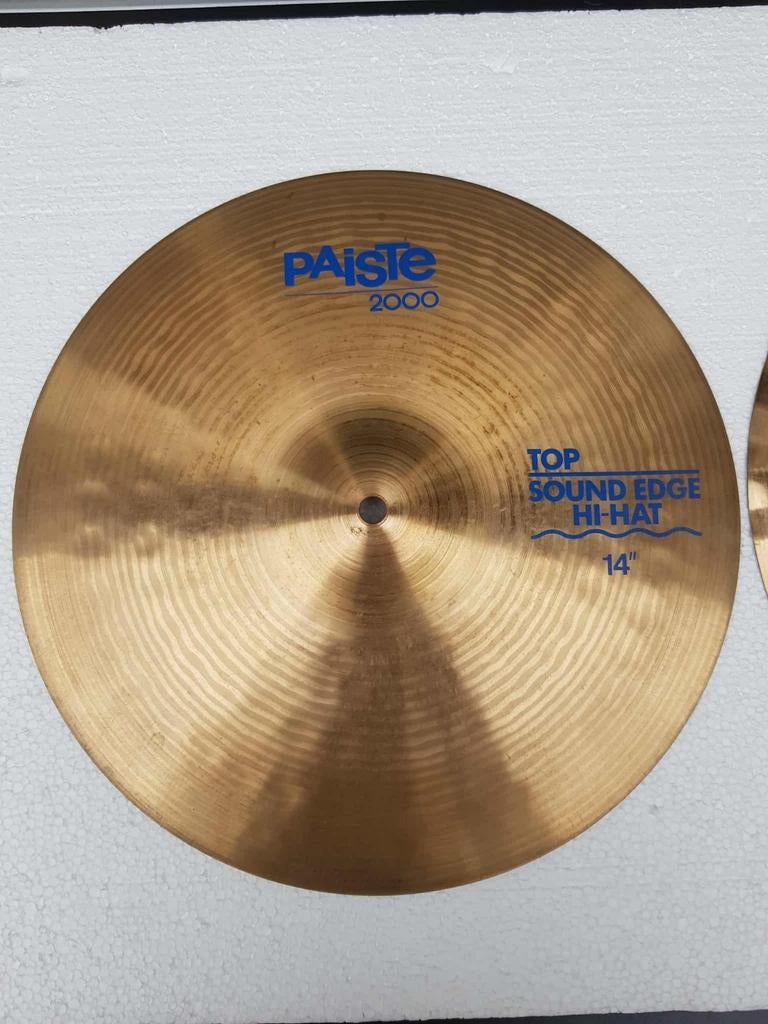Paiste 2000 - 14 inch Sound Edge Hi-hats, Muziek en Instrumenten, Percussie, Zo goed als nieuw, Melodische percussie, Ophalen of Verzenden