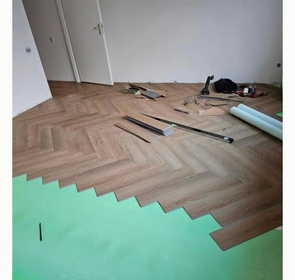 Laminaat legger vloeren leggen,Visgraat, Plak PVC,egaliseren, Garantie, Laminaat of Parket