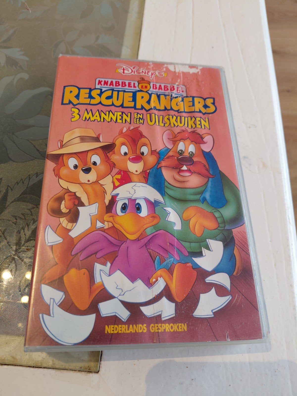 Disney Rescue Rangers Knabbel en Babbel Uilskuiken VHS, Gebruikt, Tekenfilm, Alle leeftijden, Ophalen of Verzenden