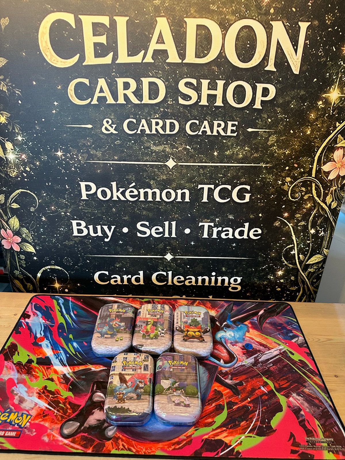 Pokémon TCG Lumoise Mini Tins - Diverse Collectie, Ophalen of Verzenden, Zo goed als nieuw, Overige typen