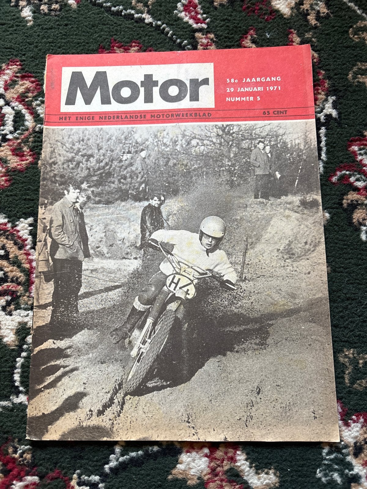 Motorweekblad - 29 Januari 1971 - Vintage Motorcross, Ophalen of Verzenden, Gelezen