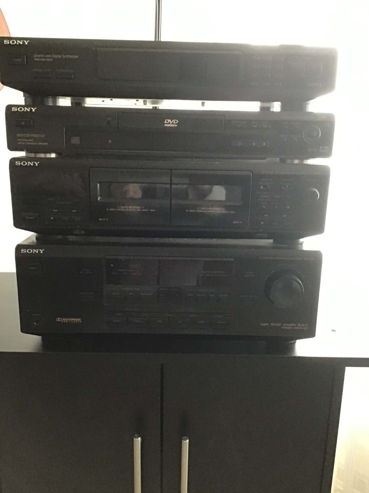 Sony Muziekinstallatie met DVD en Videorecorder, Audio, Tv en Foto, Ophalen, Gebruikt, Cassettedeck, Sony