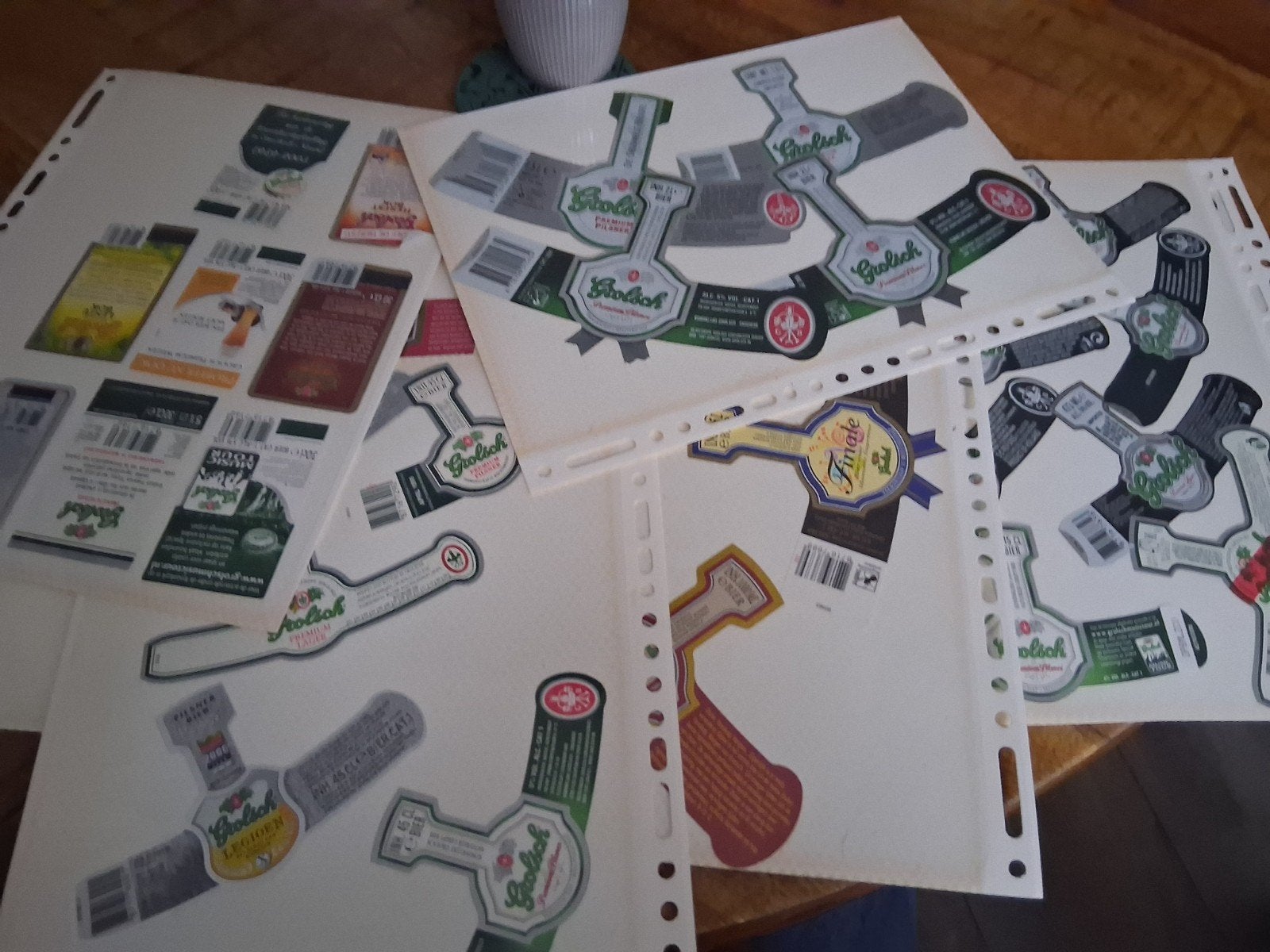 Grolsch etiketten verzameling, Ophalen of Verzenden, Gebruikt