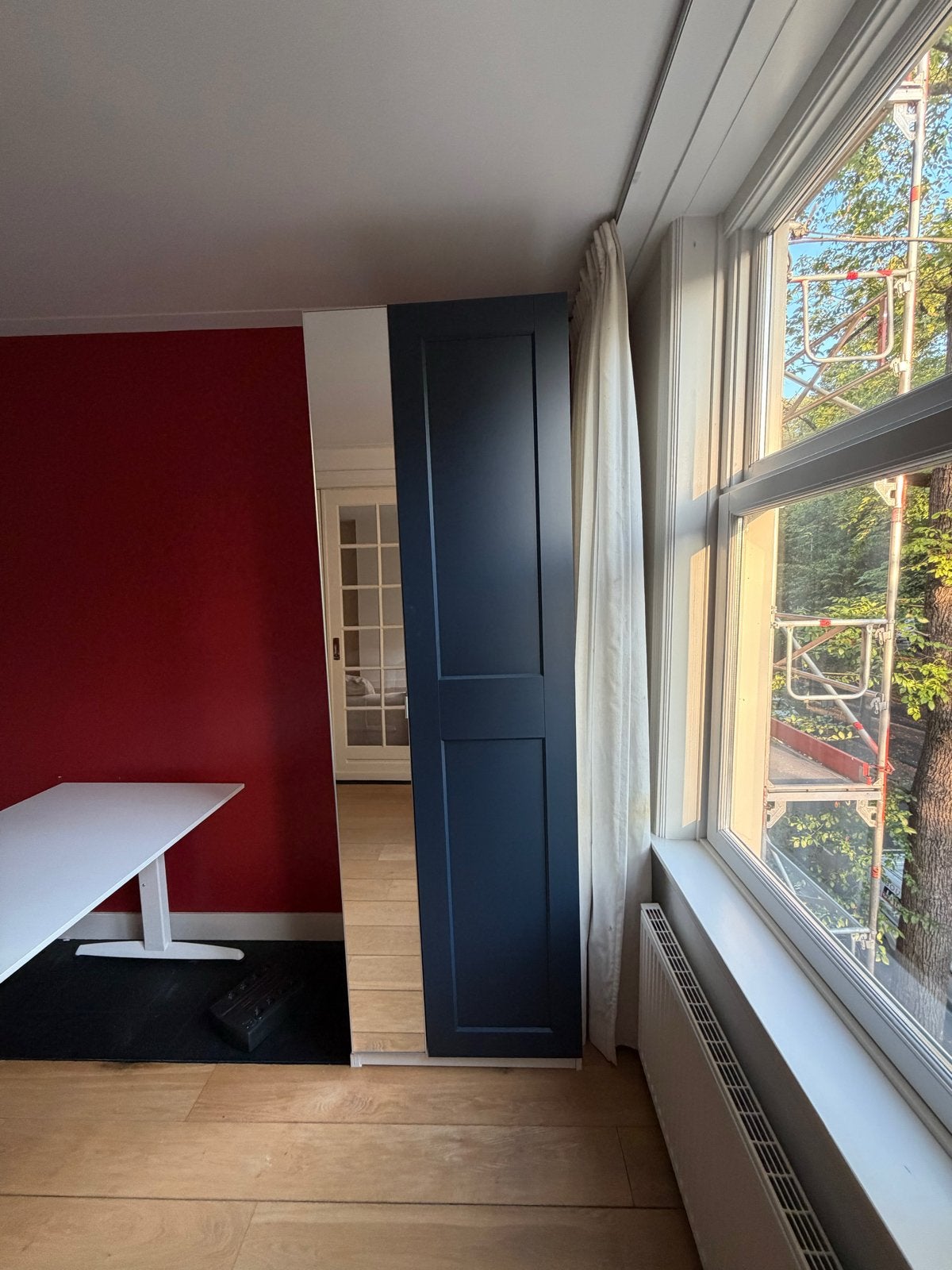 IKEA Pax Forsand Aheim kledingkast met spiegeldeur, Ophalen, 200 cm of meer, 50 tot 100 cm, Zo goed als nieuw