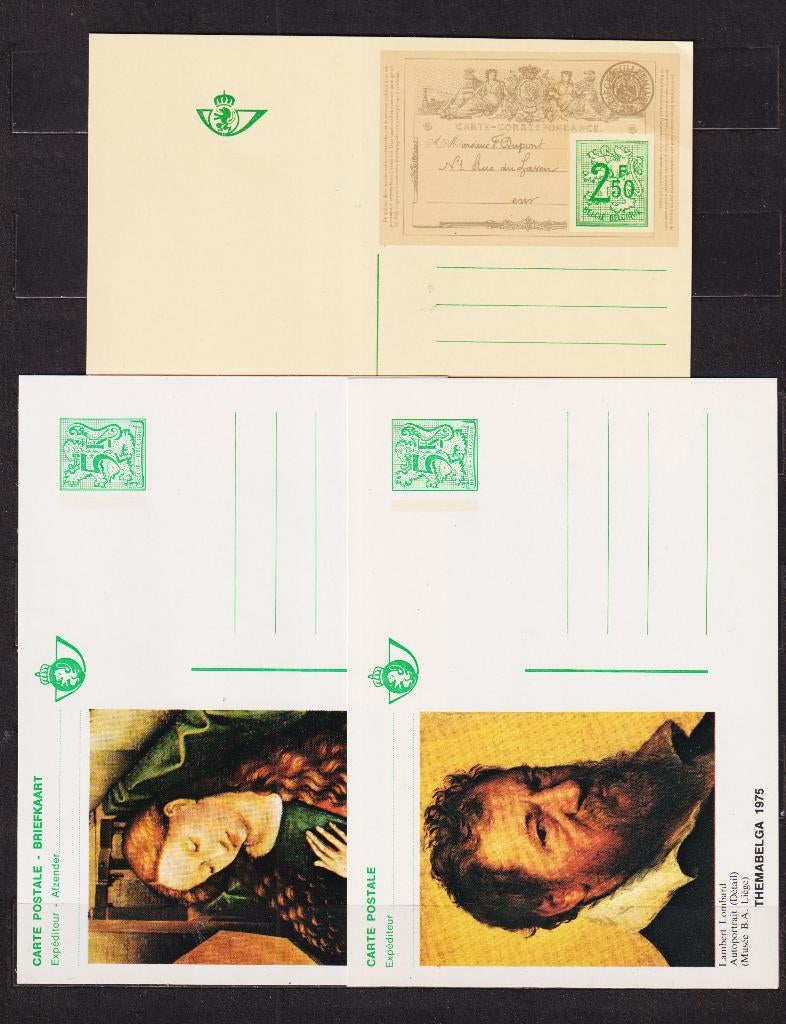 België: Geïllustreerde briefkaarten BK1-BK9 **, Postzegels en Munten, Ophalen, Briefkaart