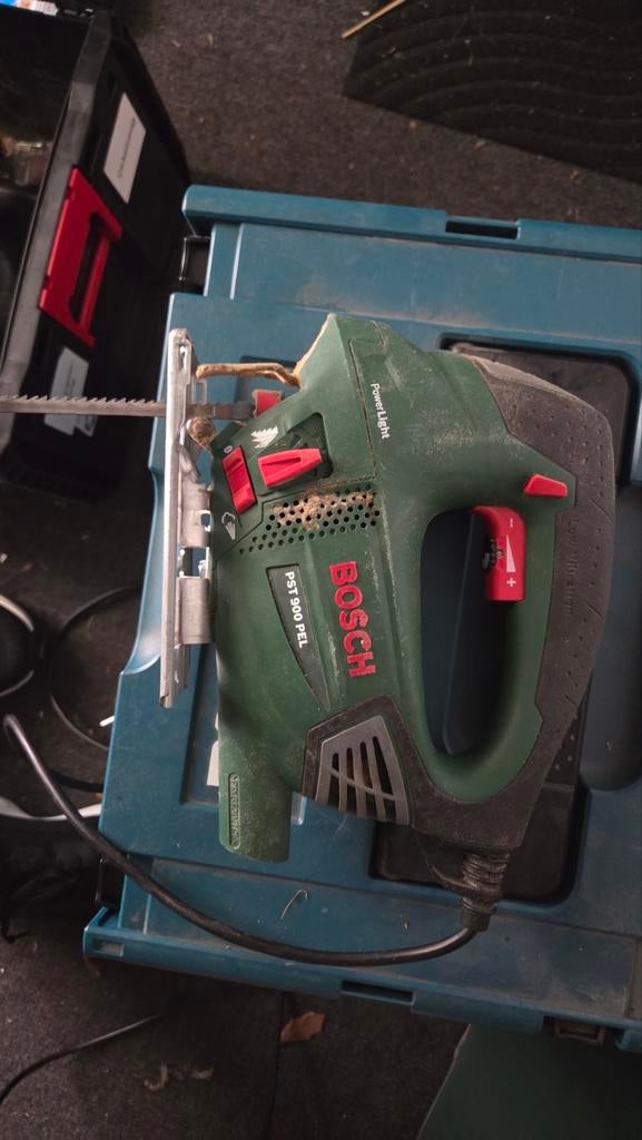 Bosch decoupeerzaag PST 900 PEL, Doe-het-zelf en Verbouw, Gereedschap | Zaagmachines, Ophalen, Gebruikt, Decoupeerzaag, 30 tot 70 mm