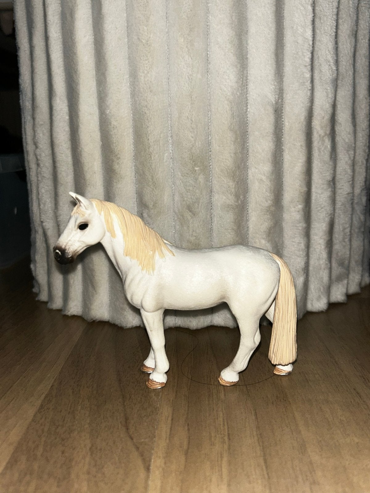 Schleich paard - Wit paard met blonde manen, Ophalen of Verzenden, Zo goed als nieuw, Jongen of Meisje