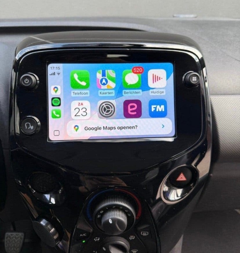 CarPlay scherm voor Toyota Aygo, Citroën C1, Peugeot 108, Auto diversen, Ophalen, Zo goed als nieuw