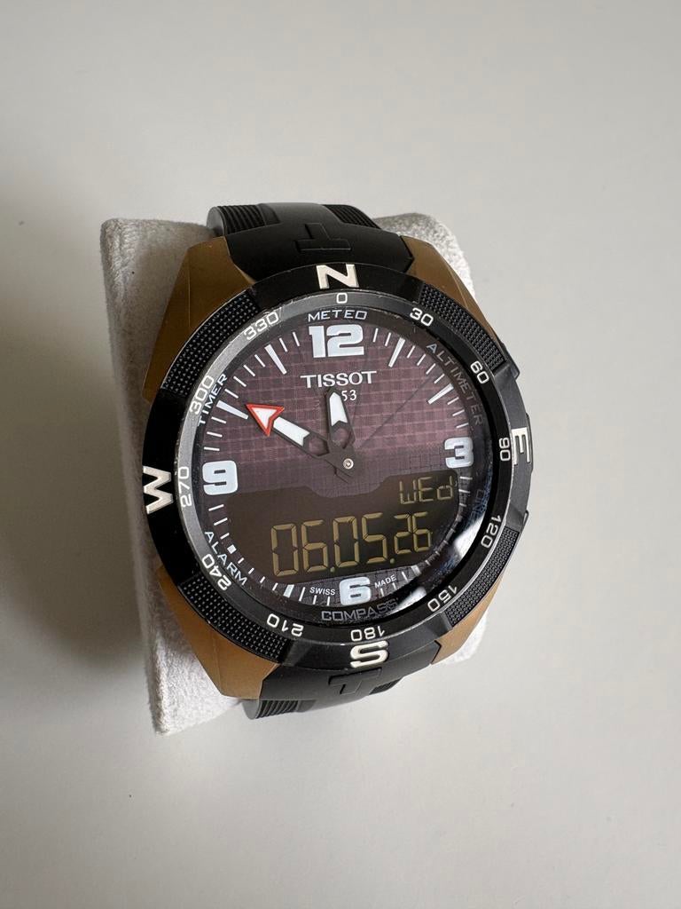 Mooie Tissot T- Touch Solar Expert speciale NBA Edition!, Overige materialen, Gebruikt, Polshorloge, Kunststof