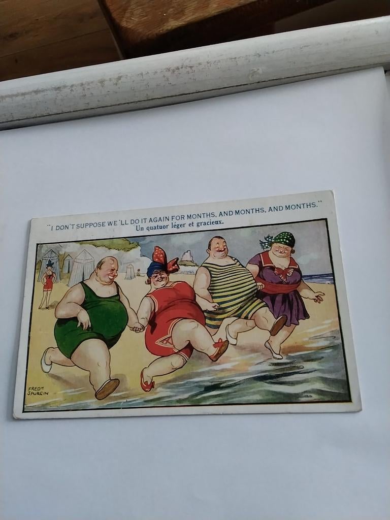 VROLIJKE MENSEN GAAN ZEE IN. 1925, Ophalen of Verzenden, 1920 tot 1940, Overige thema's