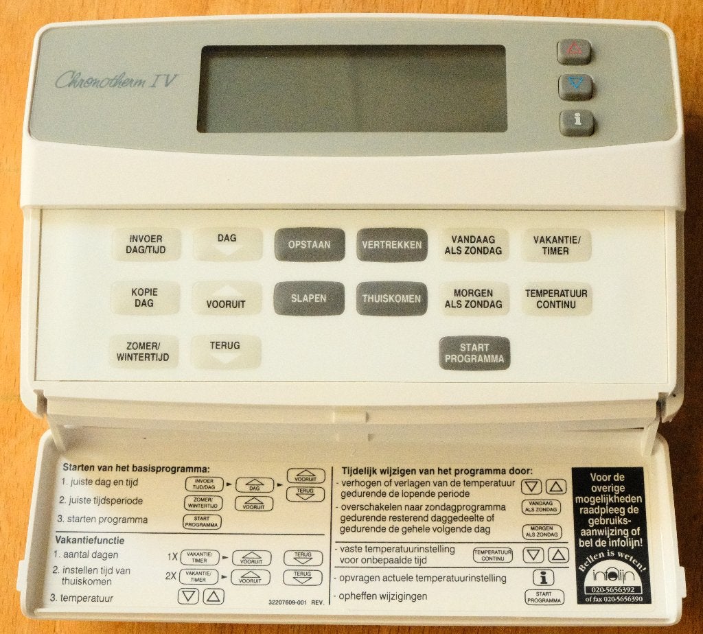 Honeywell Chronotherm IV Thermostaat, Ophalen of Verzenden, Slimme thermostaat, Gebruikt