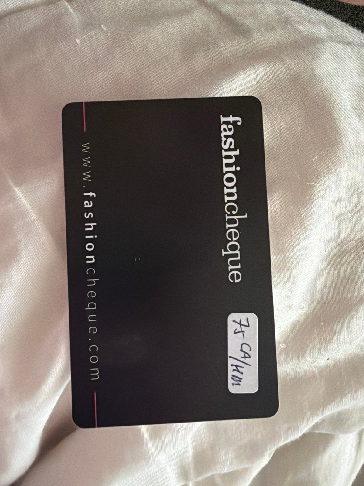 fashion cheque