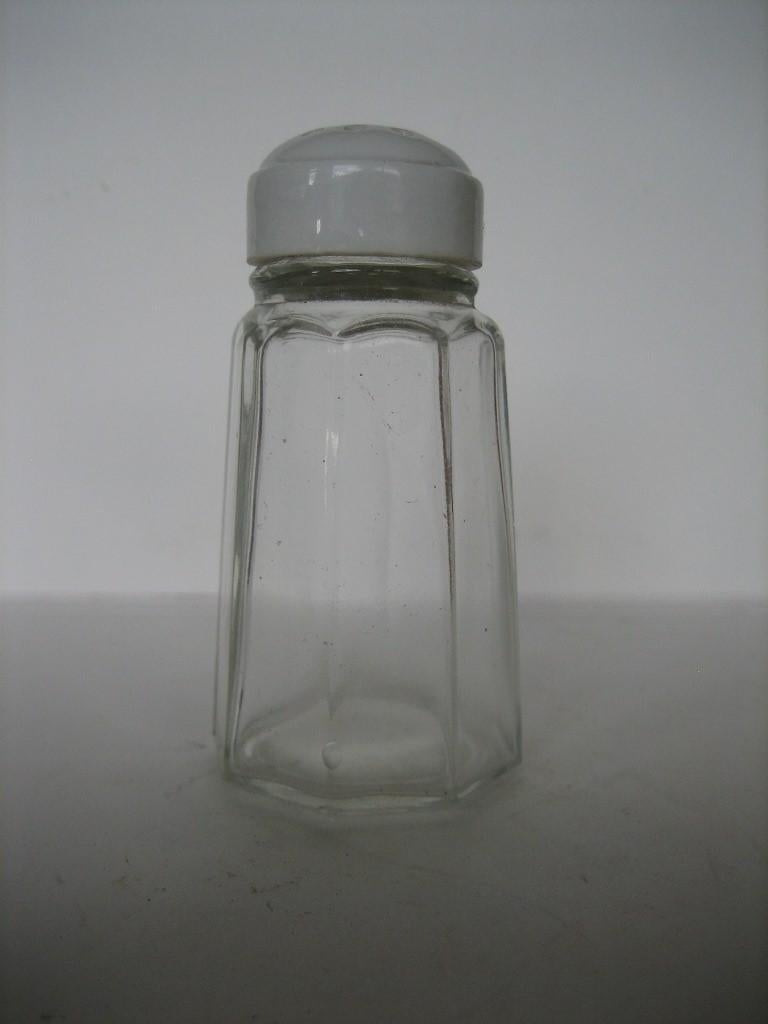 Vintage Suikerstrooier met porseleinen dop., Ophalen of Verzenden