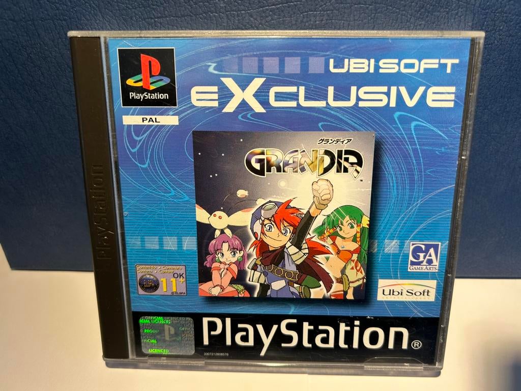 Grandia / Playstation 1 / PS1, Spelcomputers en Games, Avontuur en Actie, 1 speler, Ophalen of Verzenden, Zo goed als nieuw