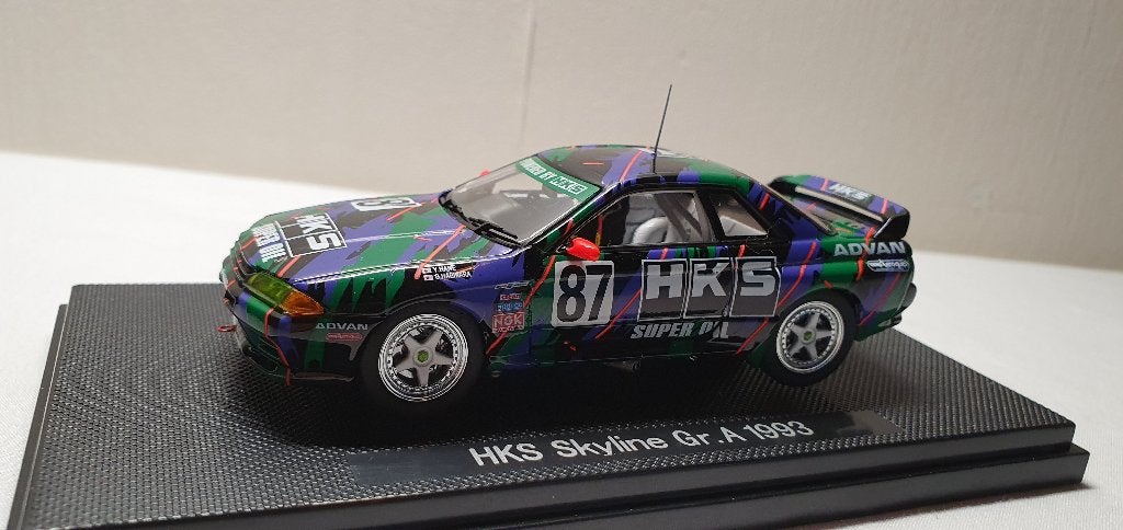 Ebbro Nissan Skyline GTR R32 HKS 1993 1:43, Hobby en Vrije tijd, Ophalen of Verzenden, Nieuw, Auto, Overige merken